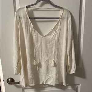 Billabong Cream Cotton Top
